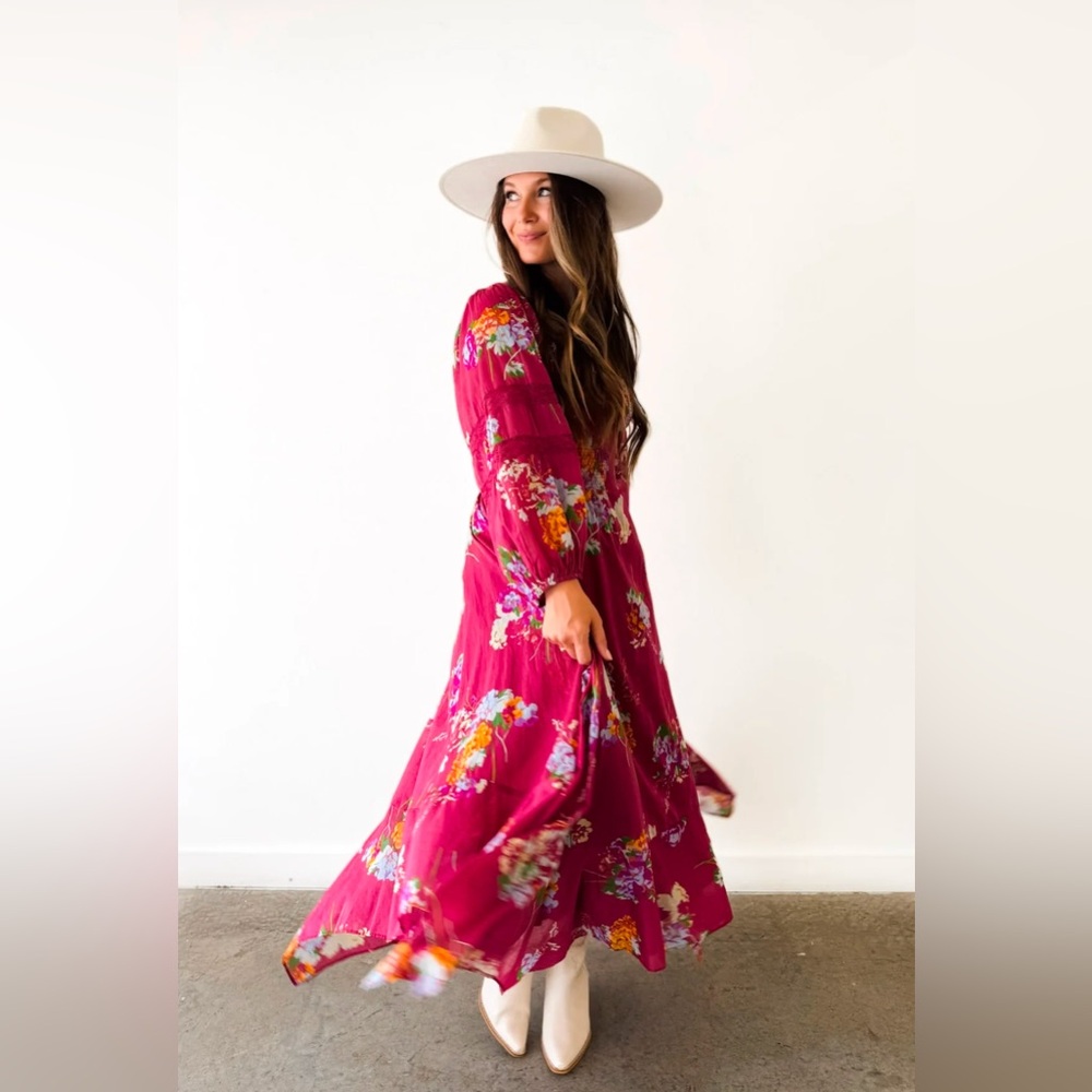 NWT Free People MORNING GLORY MAXI Sz M